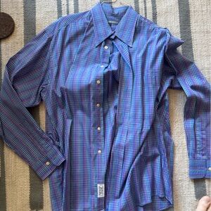 Men's Blue Striped Shirt